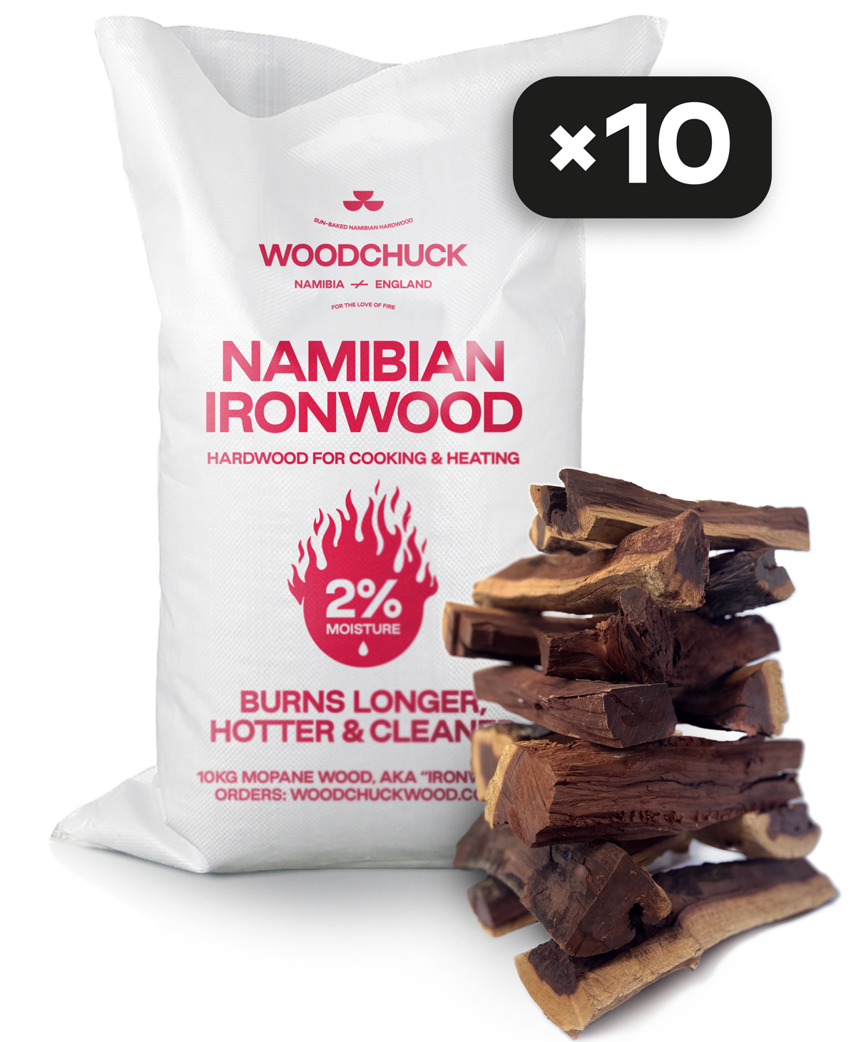 Mopane, Namibian "Ironwood" (~10kg bags)